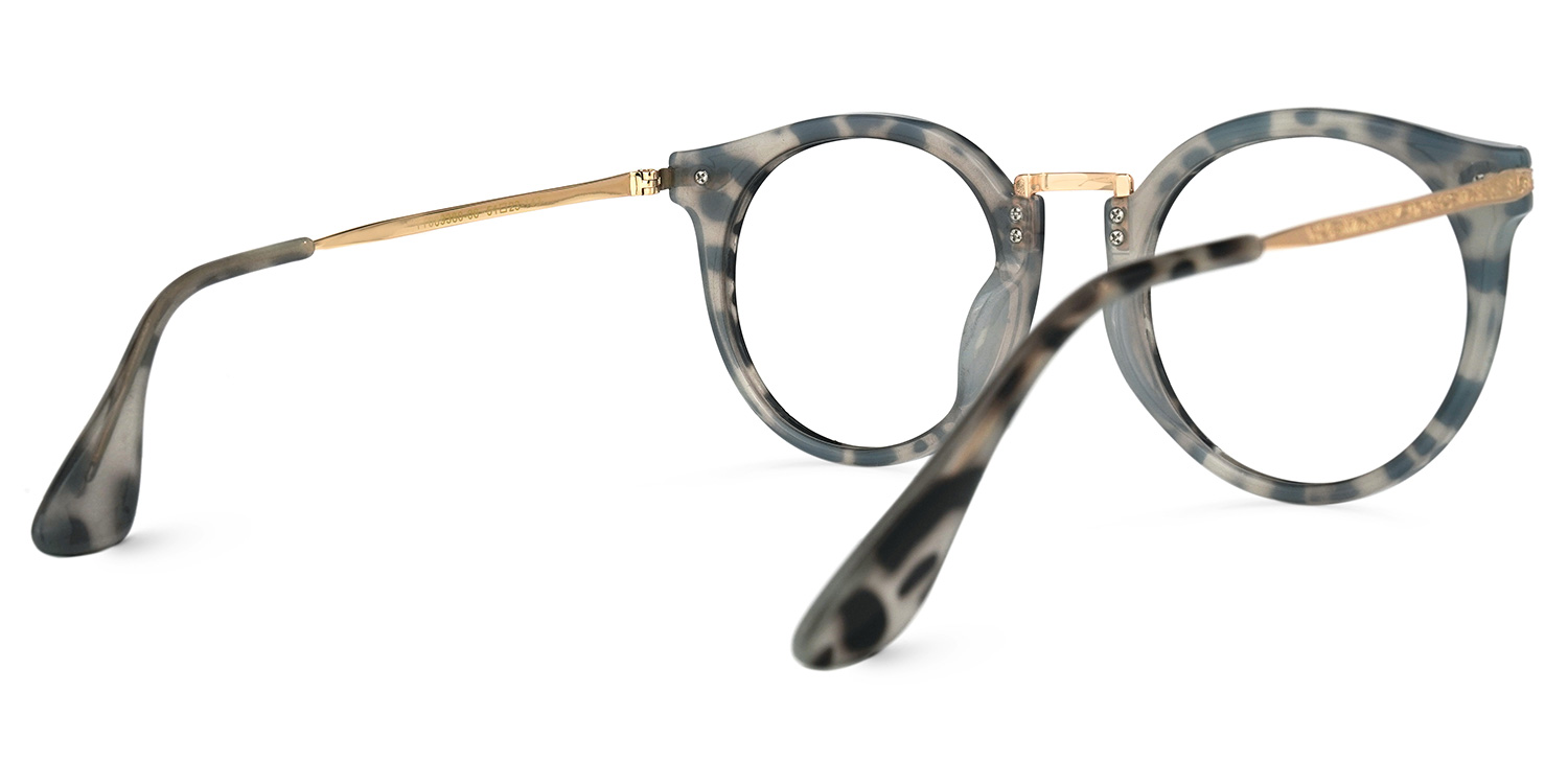 Quentina Gris Ronde Lunettes2