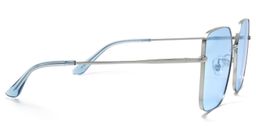 Millet Bleu Rectangulaire lunettes de soleil3