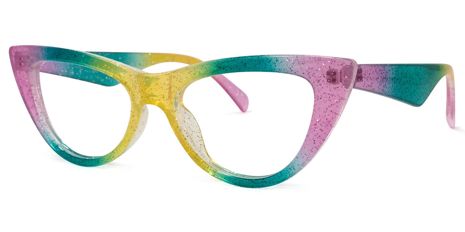 Harding Arc-en-ciel Cateye Lunettes1