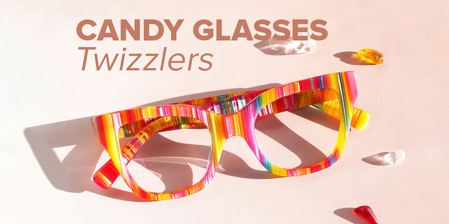 Nereyda Bonbons Lunettes Twizzlers Monture | Zeelool Optique1