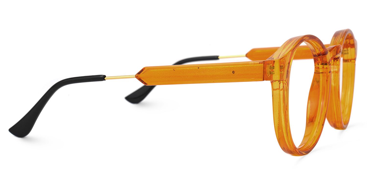 Xanten Orange Ronde Lunettes3