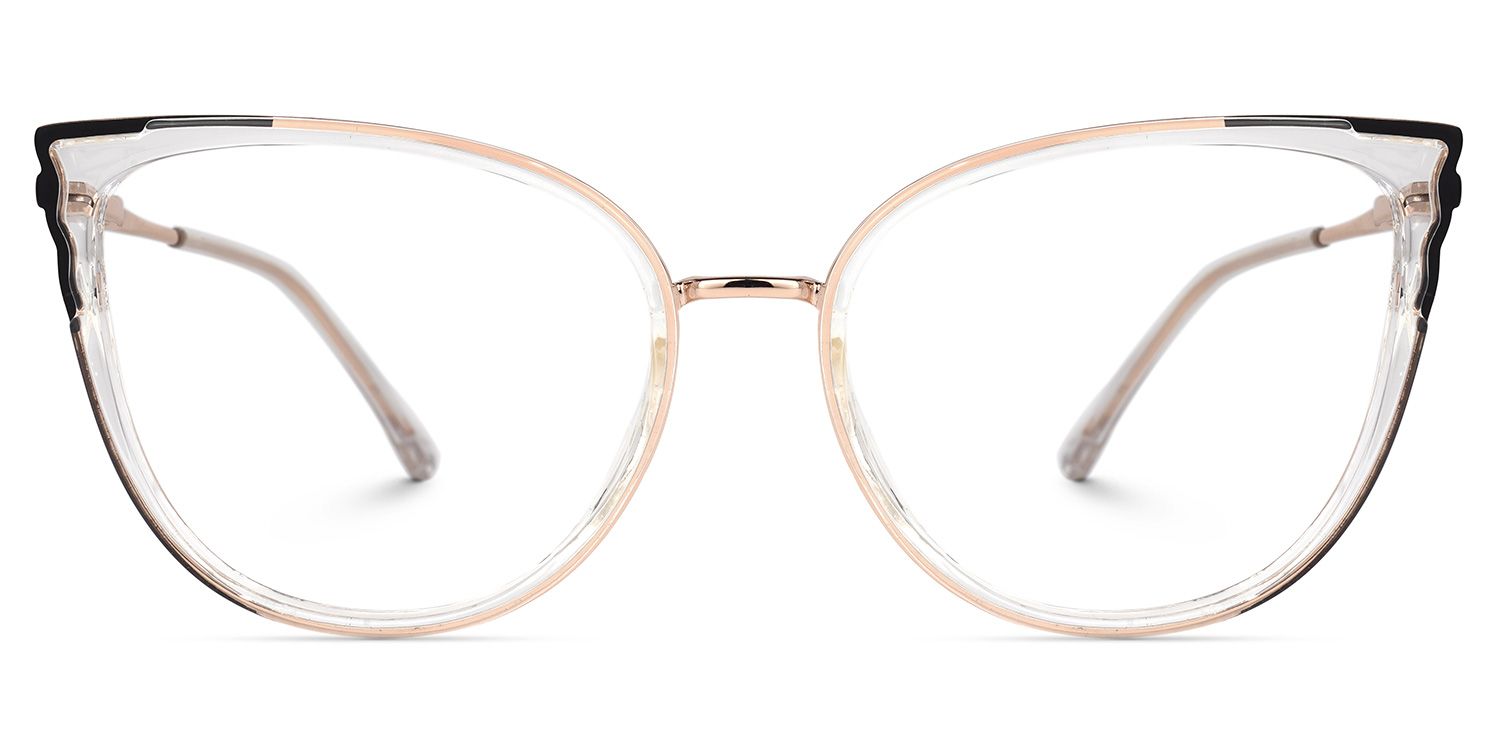 Estrada Noir Cristal Cateye Lunettes0