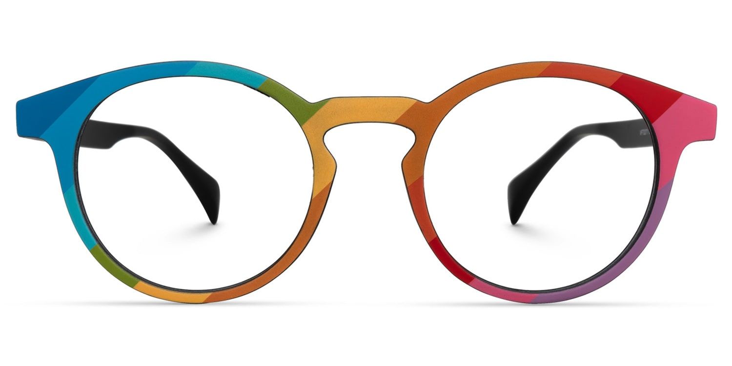 Minne Multicolor Ronde Lunettes0