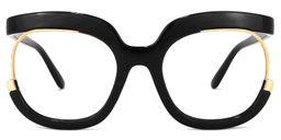 Darice Noir Ronde lunettes0