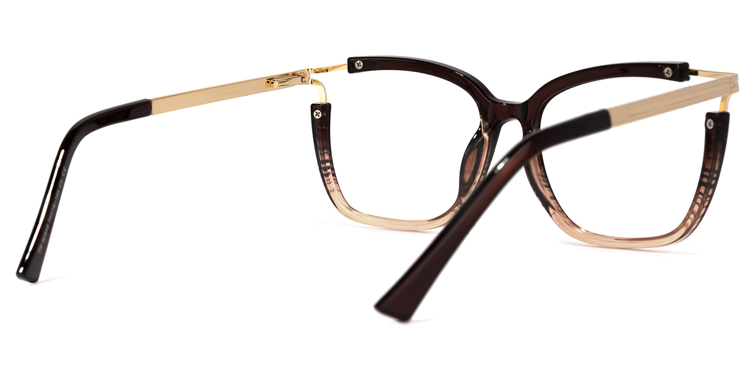 Nuriama Marron Cateye Lunettes4