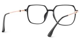 Betsey Noir Carré lunettes3