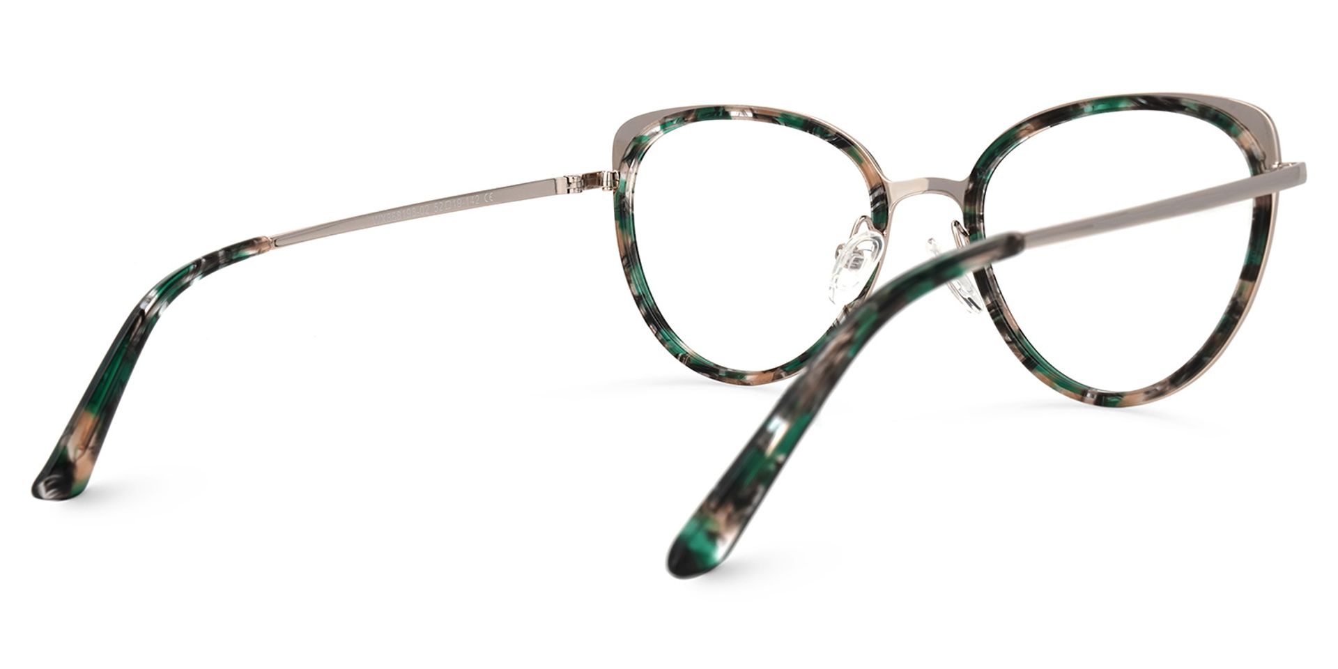 Vanesa Vert Tortue Cateye Lunettes3