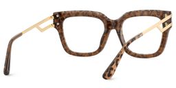 Lidia Léopard Carré lunettes6