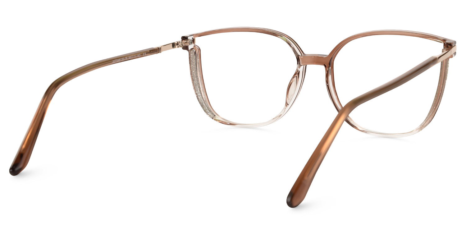 Rodz Marron Cristal Carré Lunettes3