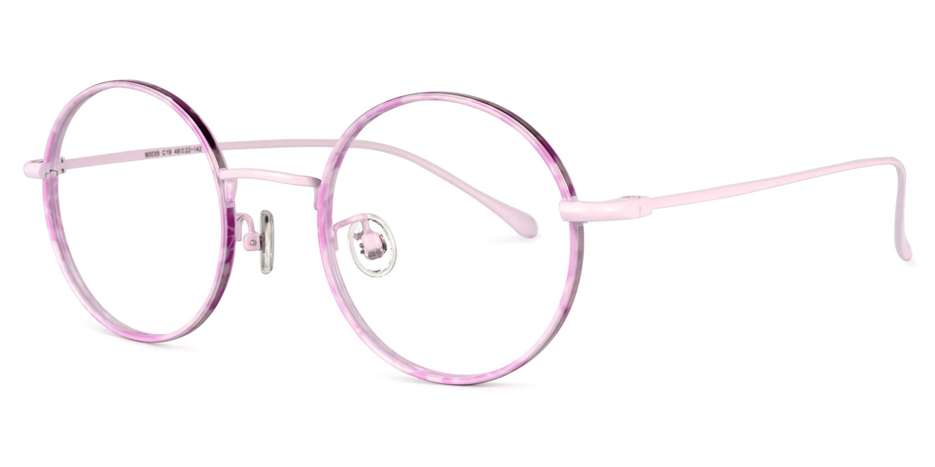 Oboth Rose Ronde Lunettes1
