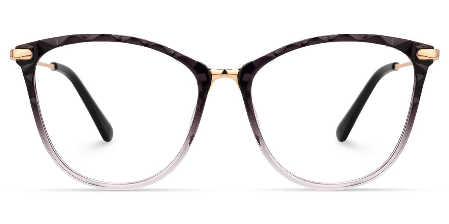 Vaughan Noir-Cristal Cateye Lunettes0