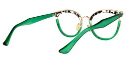 Laraine Vert Cat-eye lunettes3