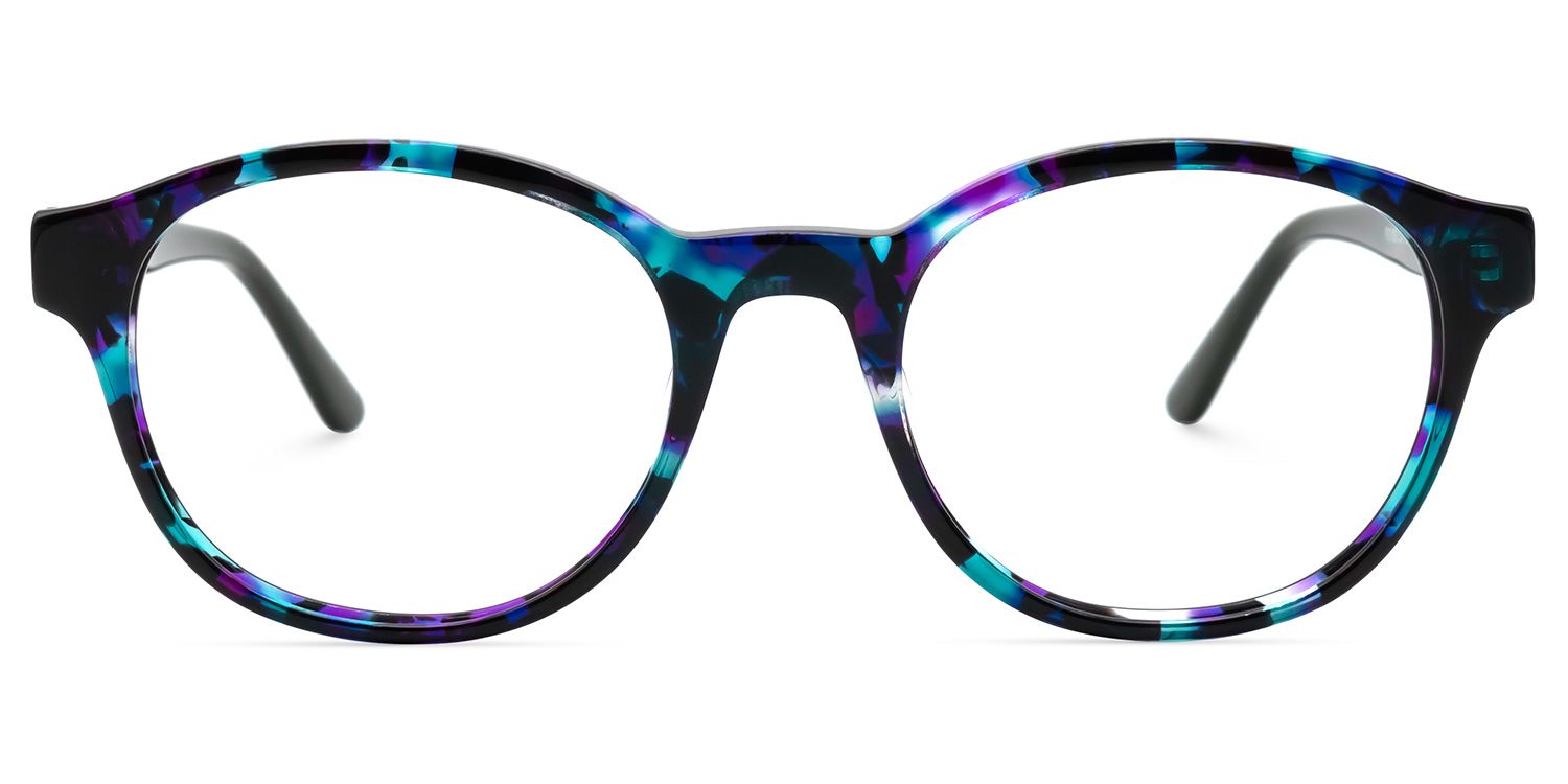 Norma Bleue-Tortue Ronde Lunettes0