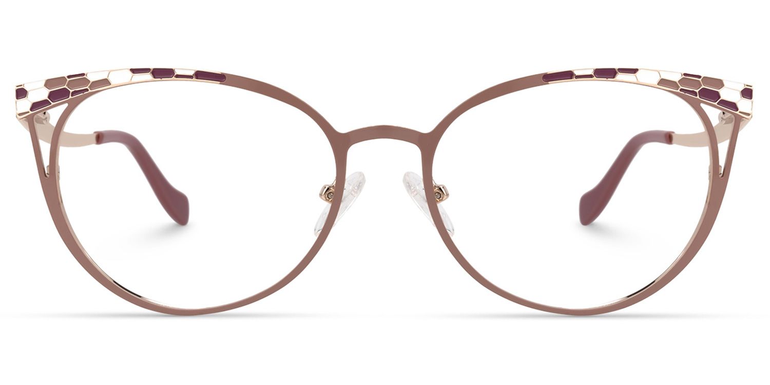 Idana Marron Cateye Lunettes0