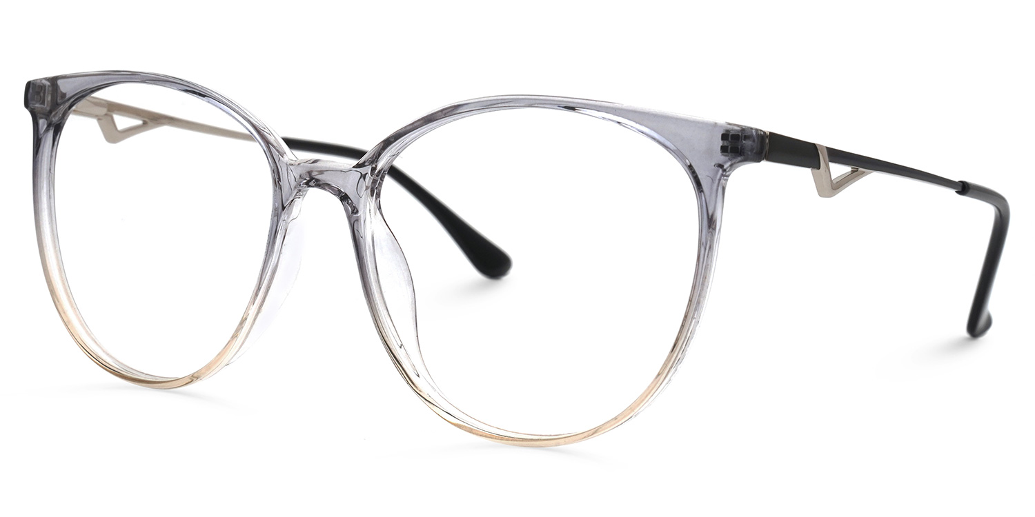 Rayne Gris Cristal Ronde Lunettes1