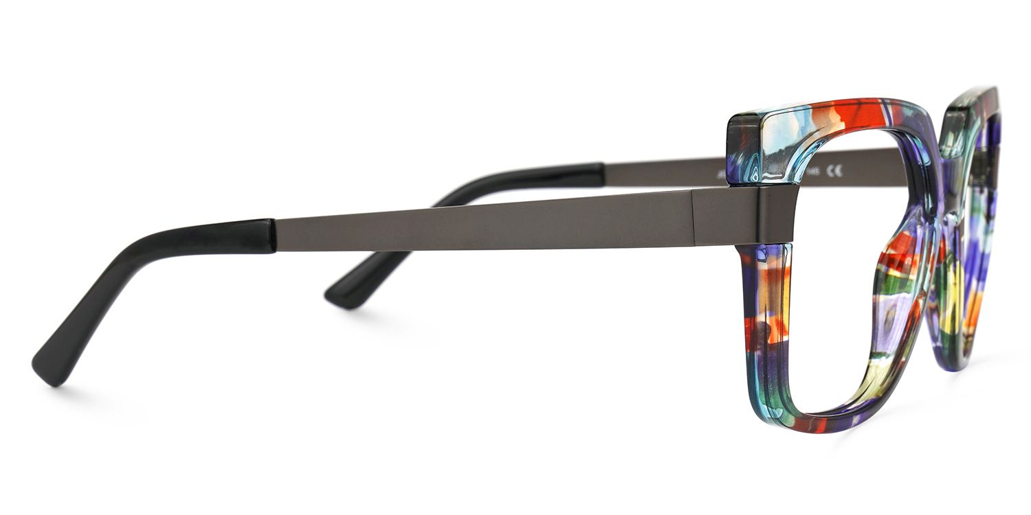 Yaida Floral Carré Lunettes2