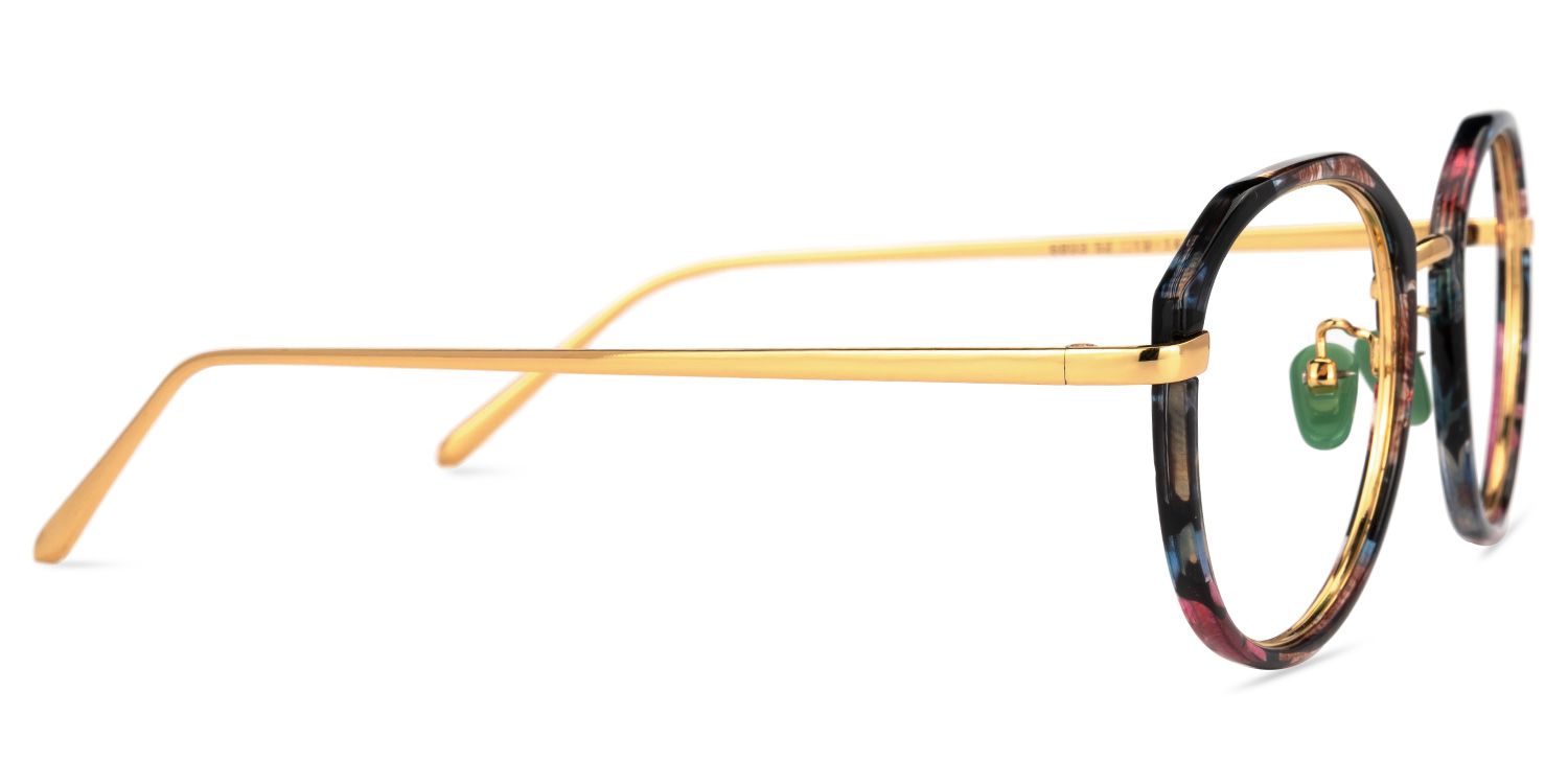 Xavia Lunettes géométriques à motif floral 2