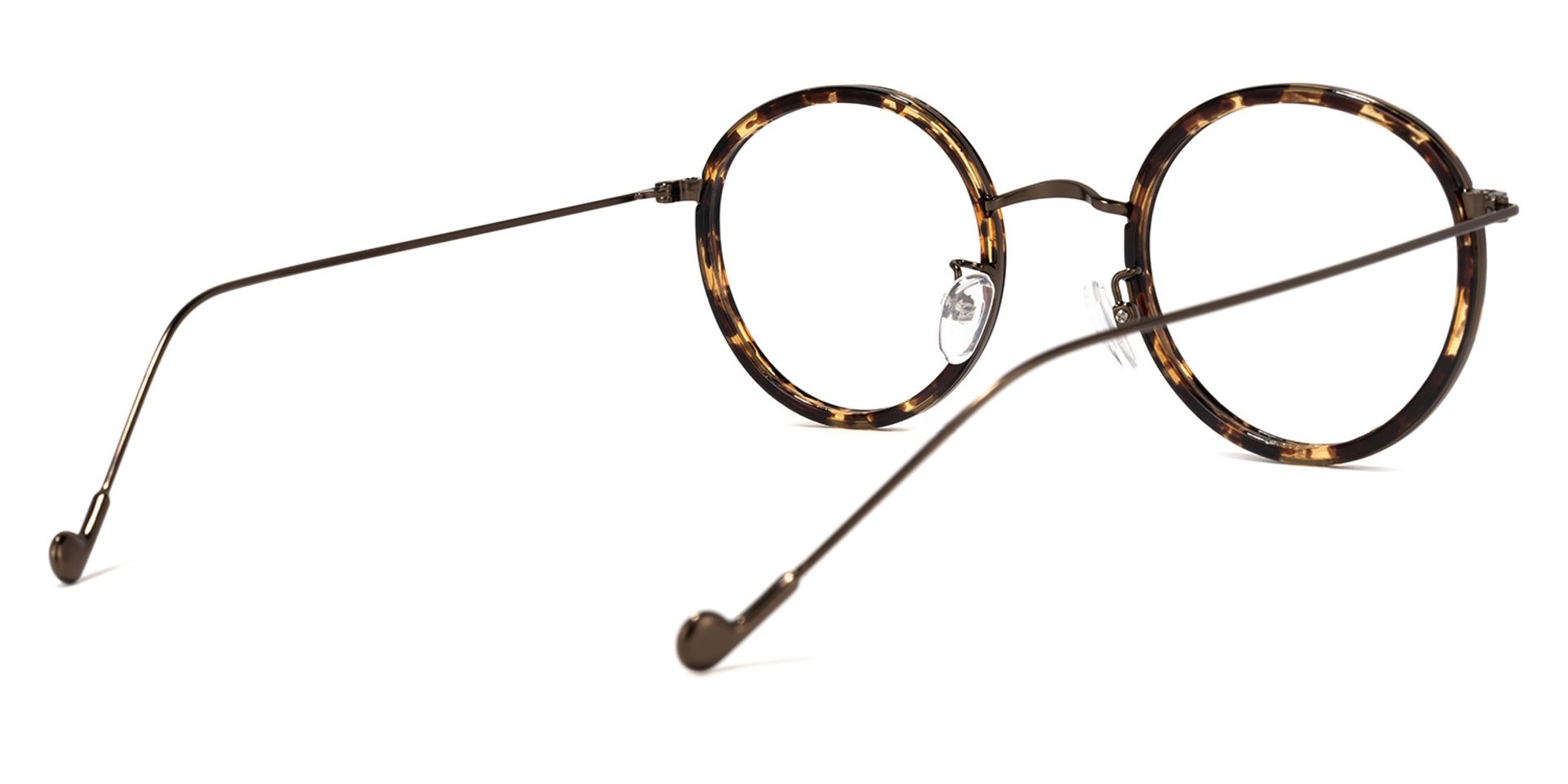 Alba Lunettes rondes Jaune Tortoise3