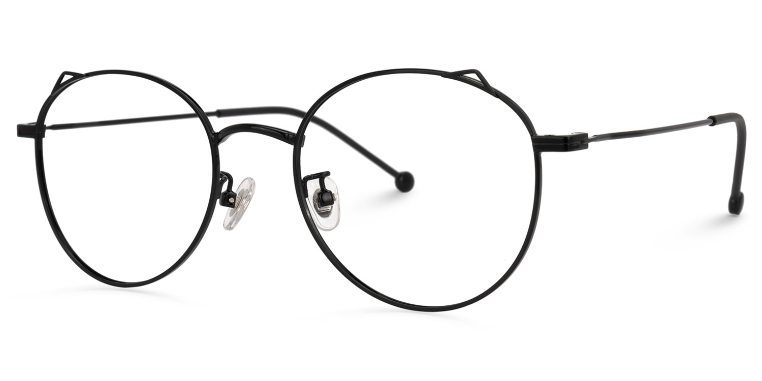 Chadwick Noir Cateye Lunettes1