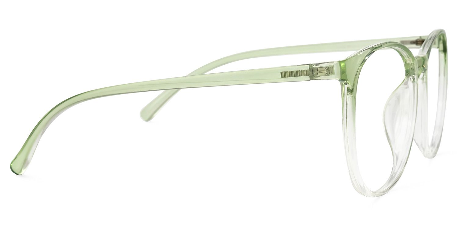 Alma Vert Cristal Ronde Lunettes2