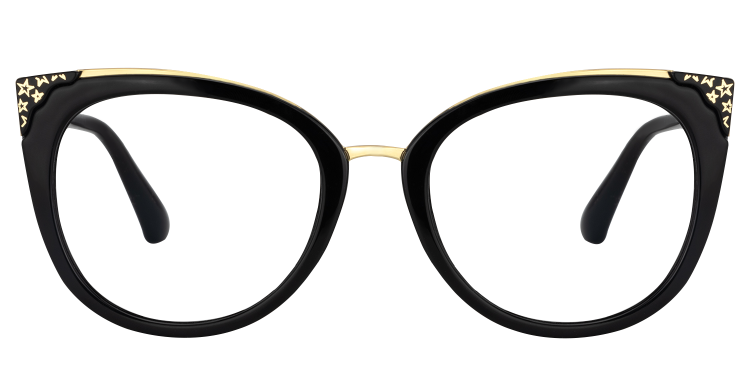 Dalton Lunettes Cateye Noir0
