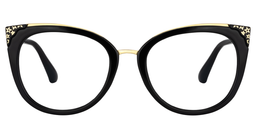 Dalton Noir Cat-eye lunettes0