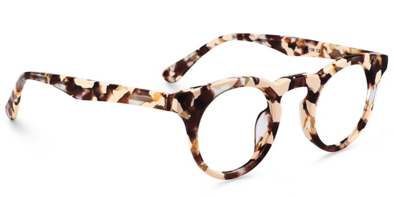 Abigail Lunettes rondes Tortoise2