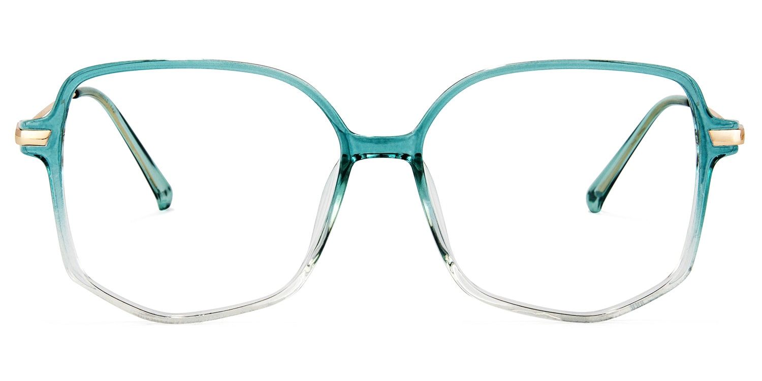 Payton Vert Géométrique Lunettes0
