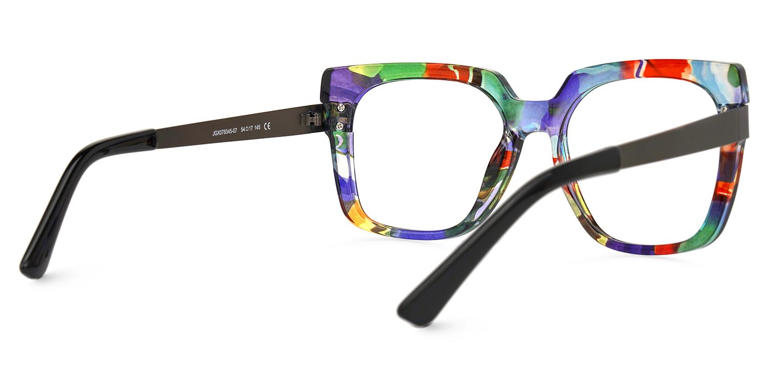 Yaida Floral Carré Lunettes3