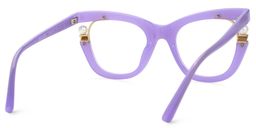 Pearl Violet Cat-eye lunettes3