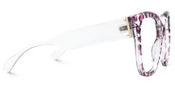 Reineke Violet-Floral Carré lunettes2
