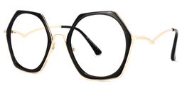 Haine Noir Géométrique lunettes de soleil2