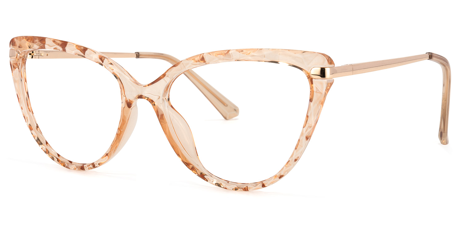 Lucas Champagne Cateye Lunettes1