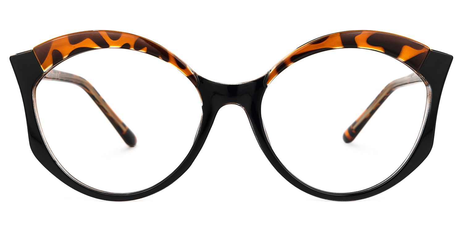 Charis Noir-Tortue Cateye Lunettes0