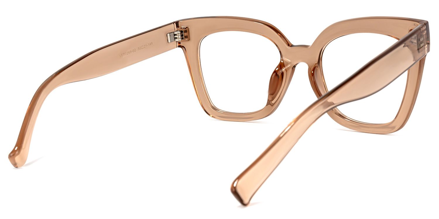 Malcolm Beige Carré Lunettes4