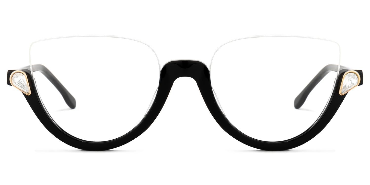 Felicia Noir Cateye Lunettes0