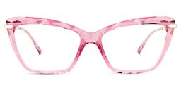 Juliet Rose Rectangulaire lunettes0