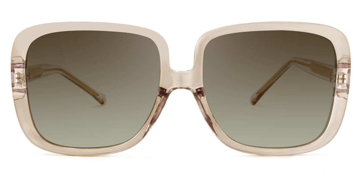 Raymond Lunettes solaires carrées Beige0