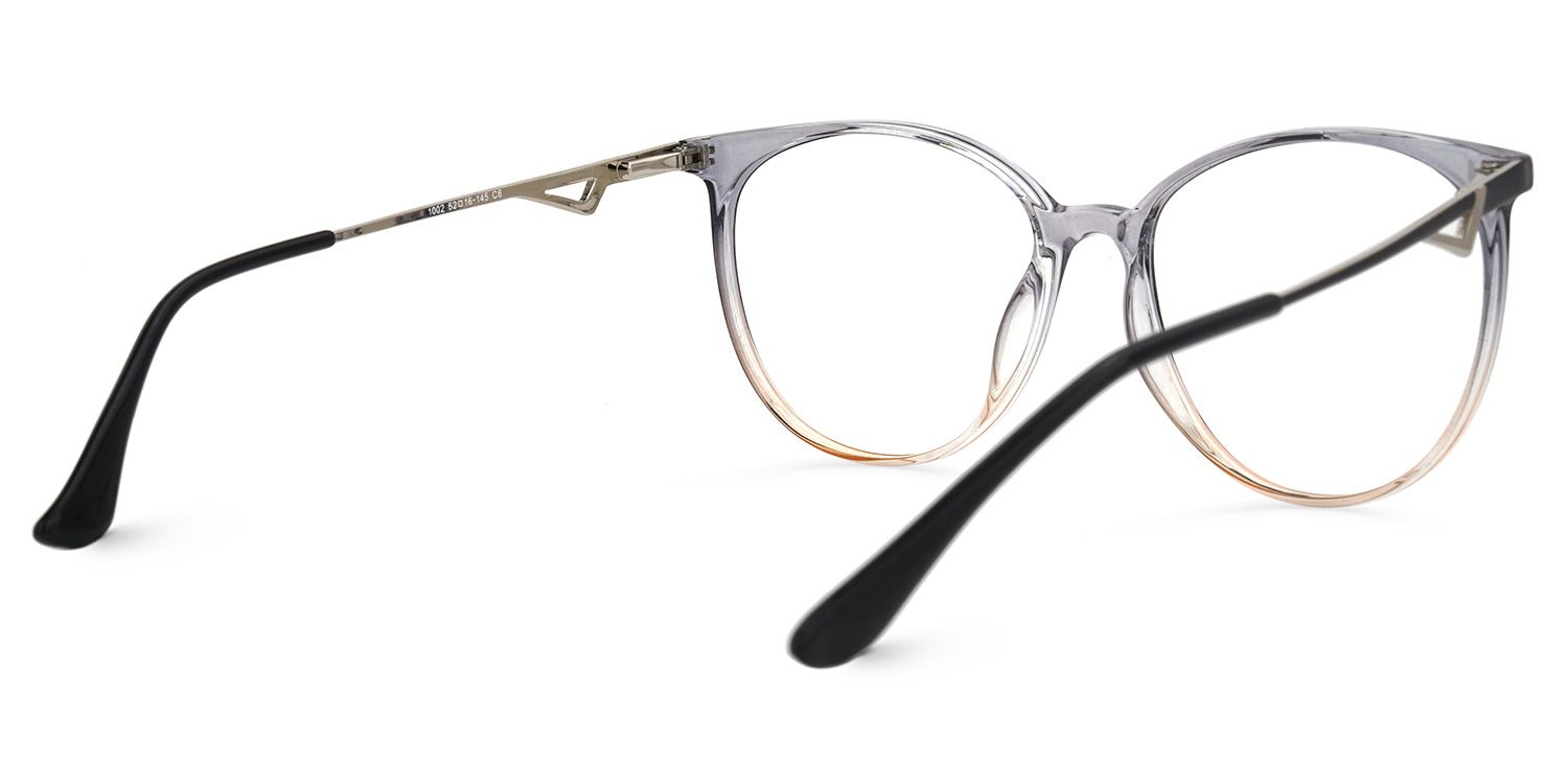 Rayne Gris Cristal Ronde Lunettes2