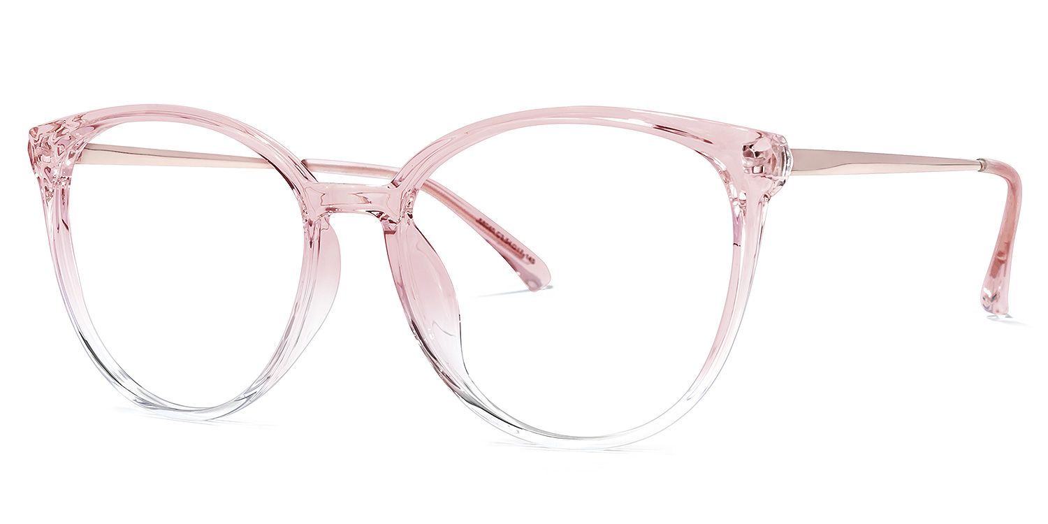 Omar Lunettes Rose Cat Eye1