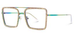 Diva Irisé Carré lunettes2