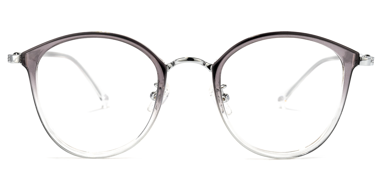 Basilia Lunettes rondes en cristal noir0