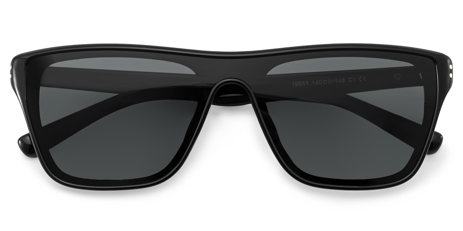Paloma Noir Aviateur Solaires1