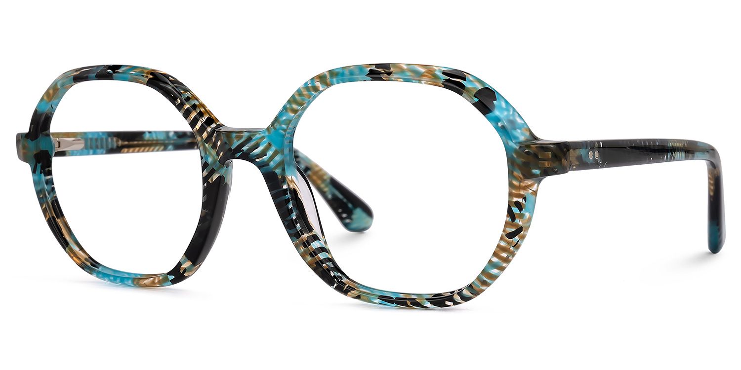 Selma Floral Géométrique Lunettes1