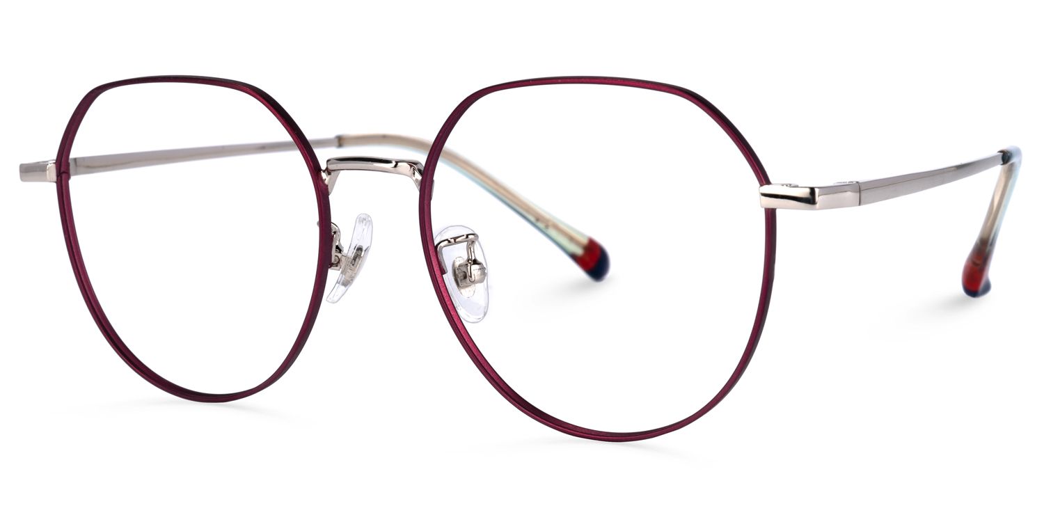 Sada Lunettes géométriques purpre1