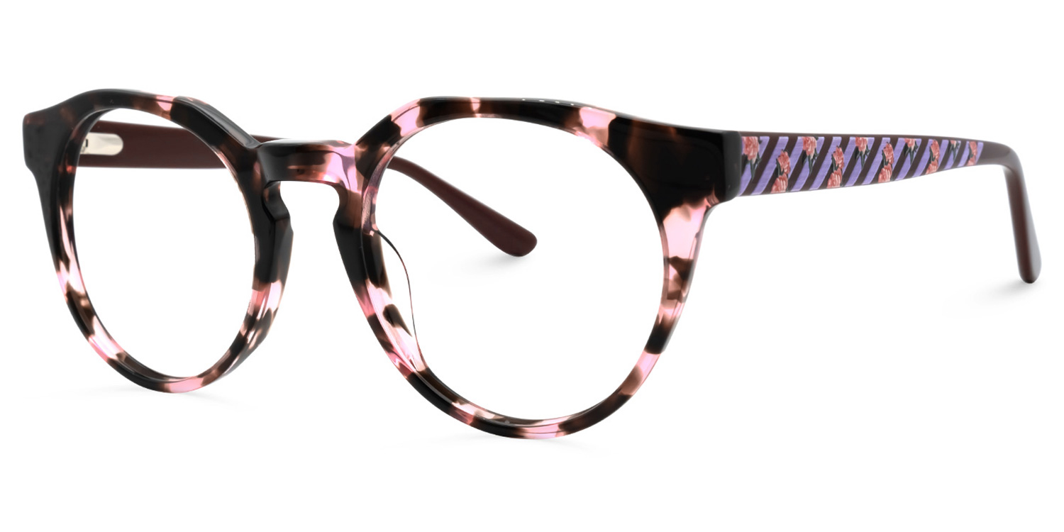 Charity Rose Tortue Géométrique Lunettes1