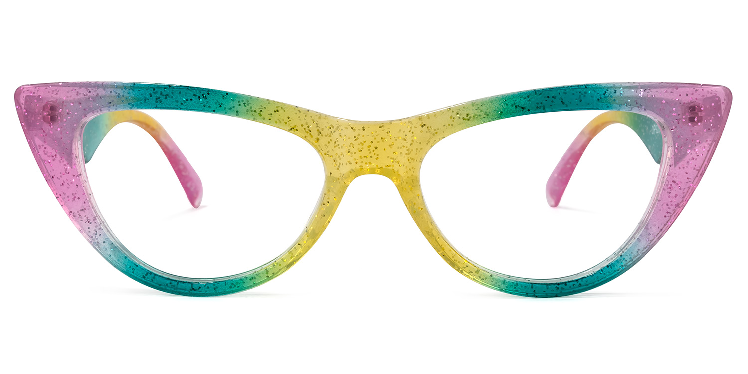 Harding Arc-en-ciel Cateye Lunettes0