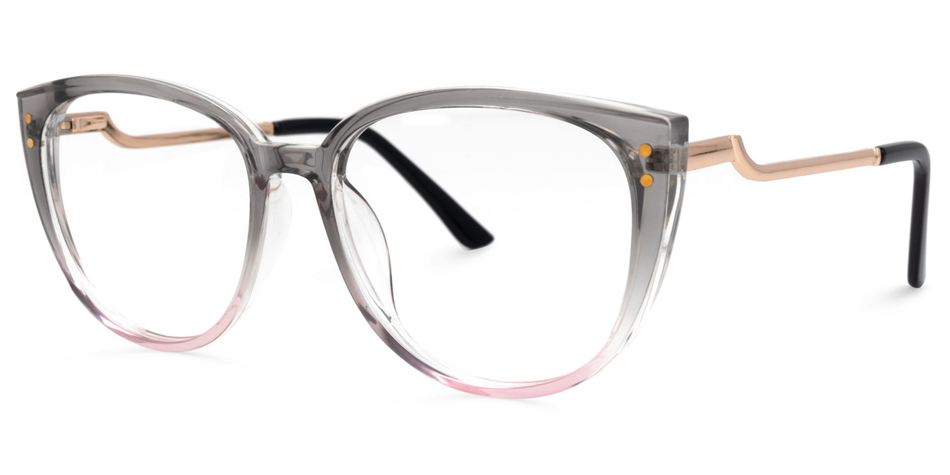 Cara Noir Cateye Lunettes1