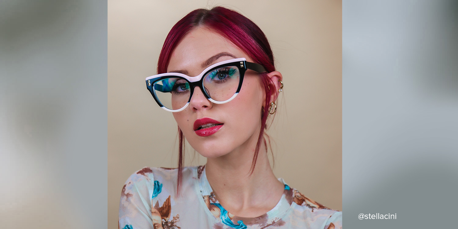 Cascata Noir Cateye Lunettes2