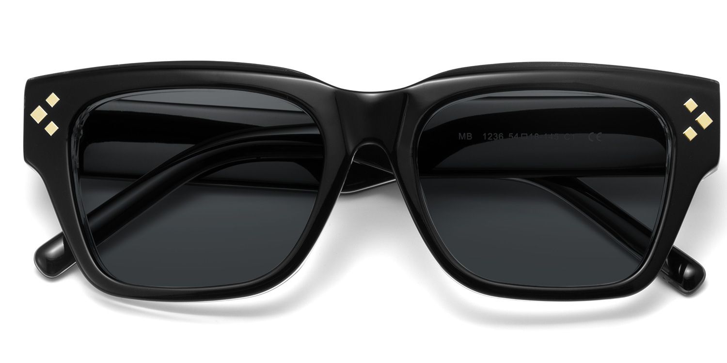 Marlowe Noir Rectangle Solaires1